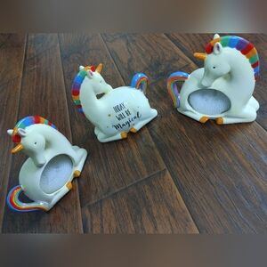 Boston Warehouse rainbow unicorn sponge dish bundle set of 3